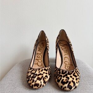 Sam Edelman Animal Print Heels